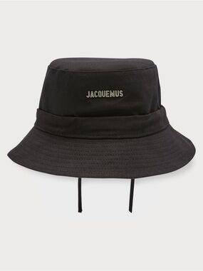 Jacquemus Le Bob Gadjo Black Bucket Hat